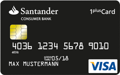 Santander 1PLUS Visa Card